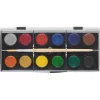 Faber-Castell set akvarela s 12 boja, 24 mm, s kistom