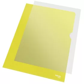 Esselte A4 narancsos 105mikron 25db/cs sárga genotherm