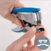 Leitz 5548 elöltöltős kézi ezüst/kék fűzőgép
