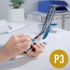Leitz 5548 elöltöltős kézi ezüst/kék fűzőgép