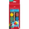 Faber-Castell set akvarela s 12 boja, 30 mm, s kistom