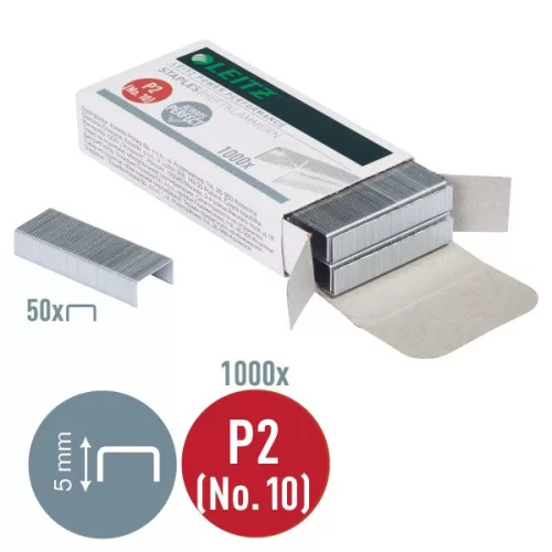 Leitz Nr. 10 1000 Stück/Box Binderclips