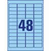 Avery L6039-20 45,7x21,2mm visszaszedhető 960db-os kék etikett