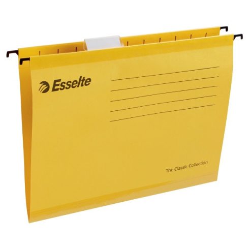 Esselte Pendaflex A4 standard 25db/cs sárga függőmappa