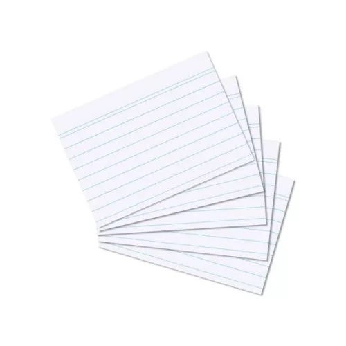 Caesar-Karteikarten, liniert, 100 Stück/Packung