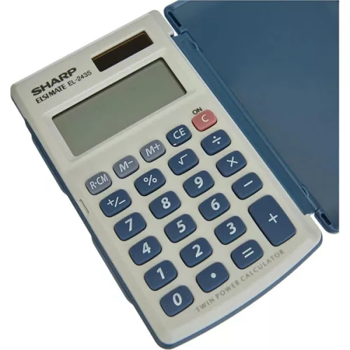 Sharp EL243S alapműveletes zsebszámológép