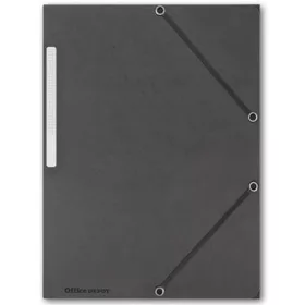 Office Depot prešpan karton 10 kom/kutija crne gumene mape