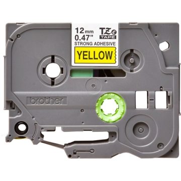   Brother Ptouch TZe-S631 12mmx8m sárga alapon fekete betűs laminált szalag