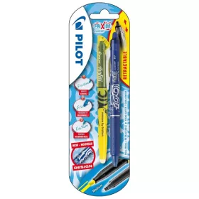  Pilot Frixion Clicker 1+1db-os kék/sárga rollerirón + szövegkiemelő