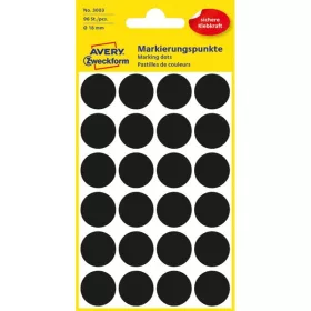 Avery 3003 18mm 96db-os fekete jelölőpont