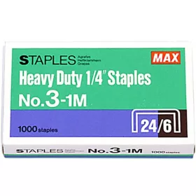 Max Nr. 3-1M 24/6 1000 Stück/Packung Spitzenclips