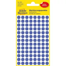   Avery 3591 8mm visszaszedhető 416db-os indigókék jelölőpont