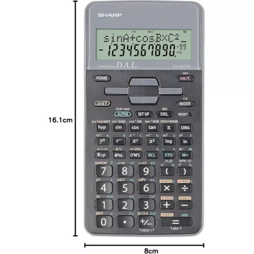 Sharp EL531THBGY 273 funkciós tudományos számológép