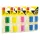 Deli 44x25mm tartóban 2x50lap színes jelölőcímke