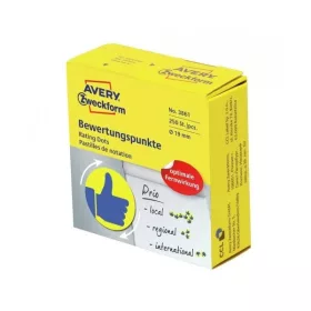 Avery 3861 Kék lájk 19mm öntapadó 250db-os címke