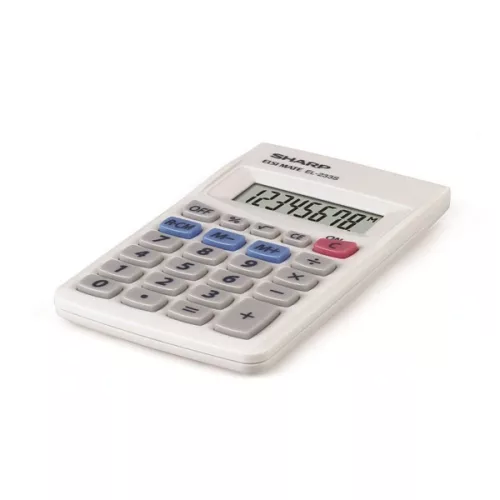 Sharp EL233S alapműveletes zsebszámológép