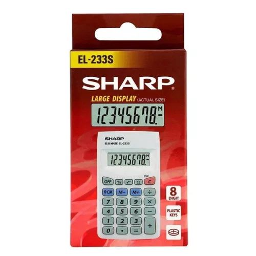 Sharp EL233S alapműveletes zsebszámológép