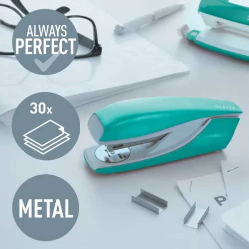 Leitz WOW Nexxt 30 lap jégkék tűzőgép