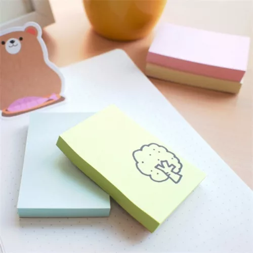Stick'N 78x78mm Recyclingpapier, 100 Blatt, 12 Blöcke/Box