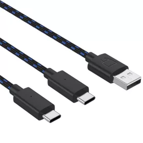   Venom VS5002 PS5 Dual Play & Charge 3m USB Type-C fekete töltőkábel