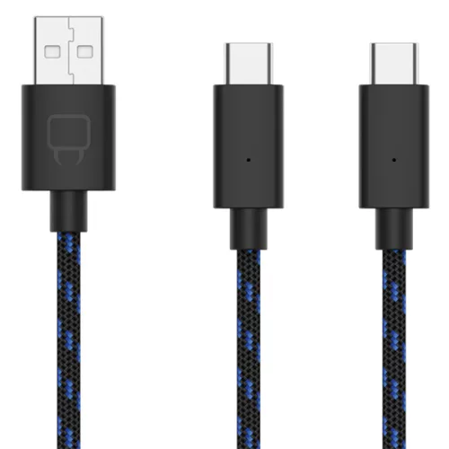 Venom VS5002 PS5 Dual Play & Charge 3m USB Type-C fekete töltőkábel