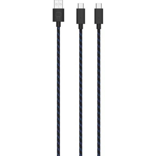 Venom VS5002 PS5 Dual Play & Charge 3m USB Type-C fekete töltőkábel