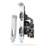 Axagon PCEA-S2N 2 sériové porty 1 linka PCI-Express karta