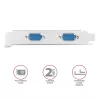 Axagon PCEA-S2N 2 sériové porty 1 linka PCI-Express karta