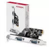 Axagon PCEA-S2N 2 sériové porty 1 linka PCI-Express karta