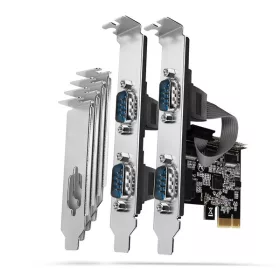 Axagon PCEA-S4N 4 sériové porty 1 linka PCI-Express karta