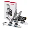 Axagon PCEA-S4N 4 sériové porty 1 linka PCI-Express karta