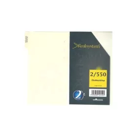   Realsystem 2/550 elválasztó lap gyűrűs naptár kiegészítő