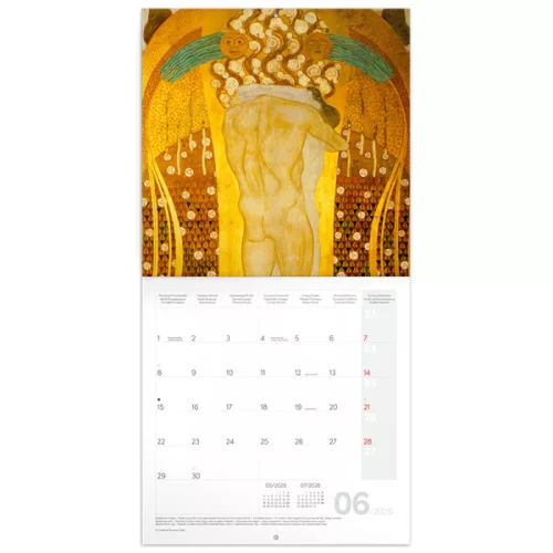 Realsystem 2026 Gustav Klimt 6097-GK falinaptár