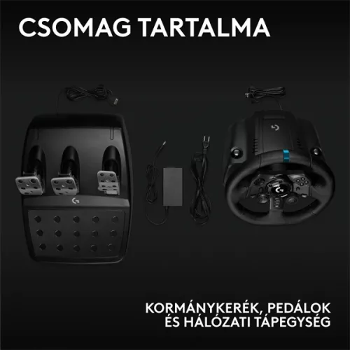 Logitech G923 Racing Wheel and Pedals PS4/PS5/PC kormány + pedál