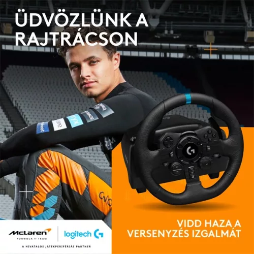 Logitech G923 Racing Wheel and Pedals PS4/PS5/PC kormány + pedál