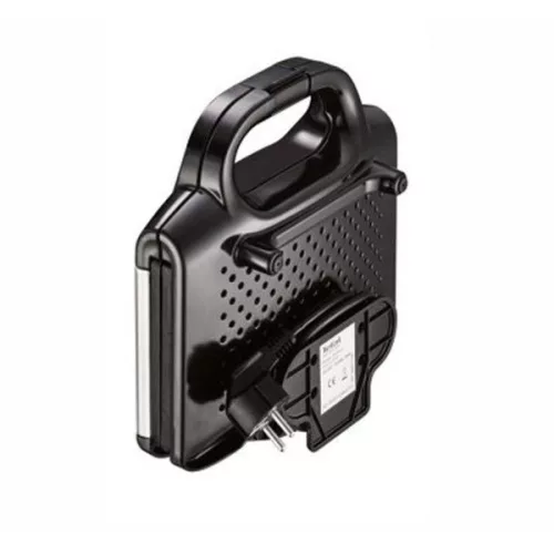 Tefal SM157236 Ultrakompakter Grill-/Panini-/Sandwichtoaster in Edelstahl-Schwarz