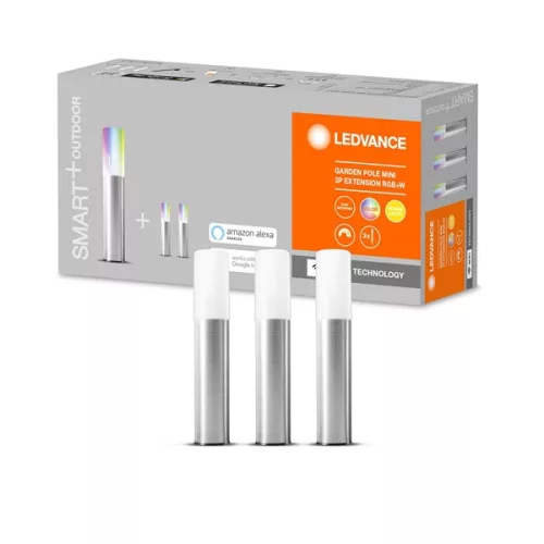 Ledvance Smart+ WiFi Garden 3 Pole mini kieg. 3db-os okos kültéri lámpa, színváltós, okos,  vezérlehető lámpatest