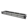 DIGITUS 19" 1HE 48-Port schwarzes modulares leeres Patchpanel