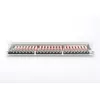 DIGITUS 19" 1HE 24-Port Cat.6A Kompaktes graues geschirmtes Patchpanel