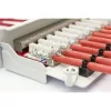 DIGITUS 19" 1HE 24-Port Cat.6A Kompaktes graues geschirmtes Patchpanel