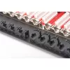 DIGITUS 19" 0,5U 24-Port Cat.6 HD Kompaktes schwarzes geschirmtes Patchpanel