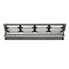 DIGITUS 19" 2HE 48-Port Cat.6 Kompakt-Patchpanel, schwarz, ungeschirmt