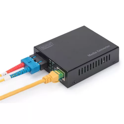 DIGITUS Gigabit MM 0,5 km (RJ45-SC) Medienkonverter