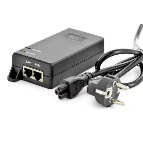 DIGITUS Gigabit Ethernet PoE 802.3at 30W Leistungssender