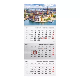 Kalendart 2026 T072 1 tömb Város speditőrnaptár