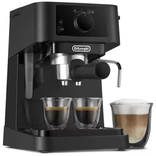 Čierny espresso kávovar DeLonghi Stilosa EC230.BK