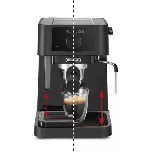 Čierny espresso kávovar DeLonghi Stilosa EC230.BK