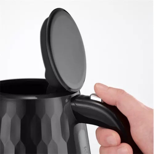 Russell Hobbs 26051-70/RH Wabenförmiger Wasserkocher 1,7 l, schwarz