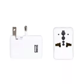   Cestovný napájací adaptér Kikkerland UL08-EU Cube s USB konektorom