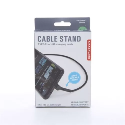 Nabíjací kábel USB Kikkerland US199-EU a stojan na telefón